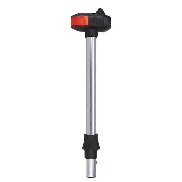 Perko 1421DP3CHR Removable Bi-Color Pole and Utility Light - 17.25" Height, 0 Degree Rake